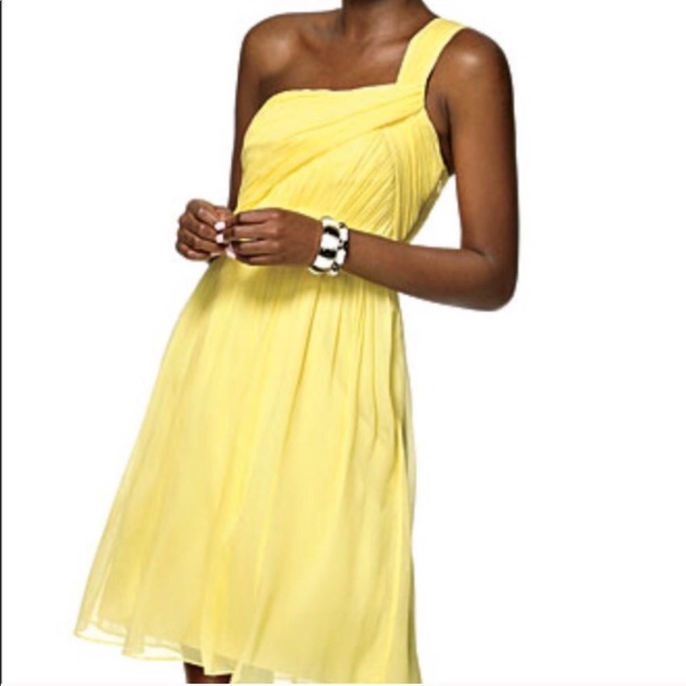 J. Crew | Yellow One Shoulder Dress